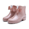 Women  Bow Fashion Rain Boots