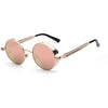Mirror Lens Round  Steampunk Sunglasses