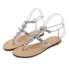 Rhinestones Chains  Crystal Thong Gladiator sandals